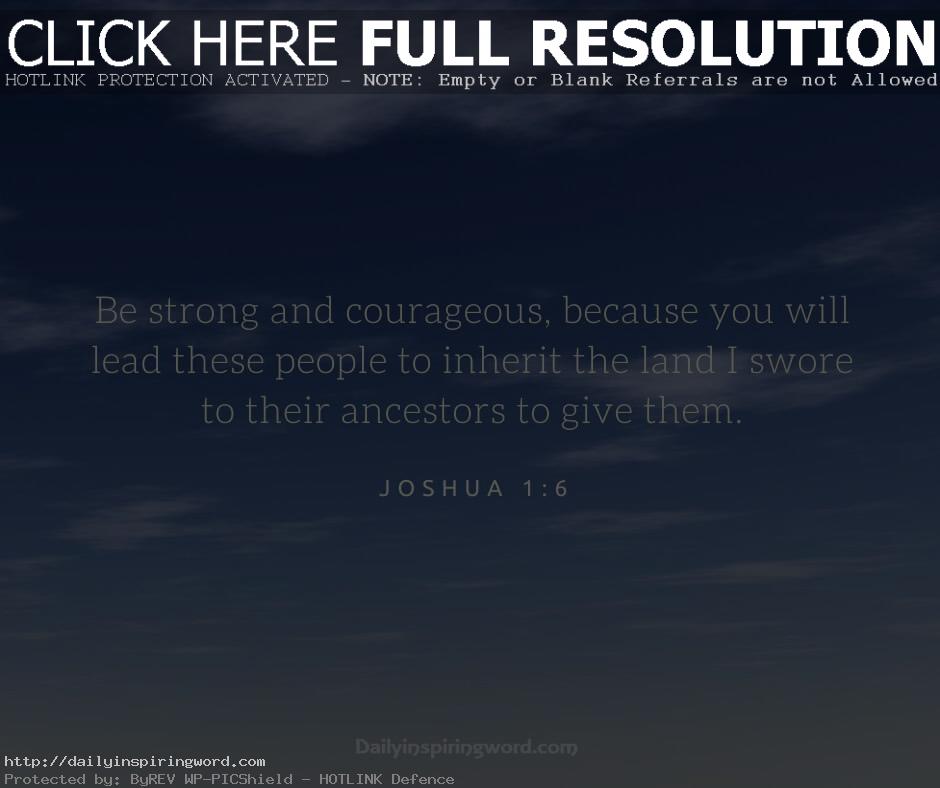 Bible Verses About courage